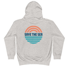 Load image into Gallery viewer, SAVE THE SEA YOUTH HOODIE